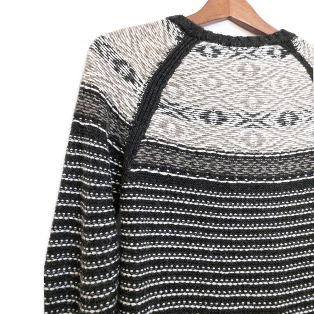 Fossil Knit Sweater Wool Alpaca Blend View 6
